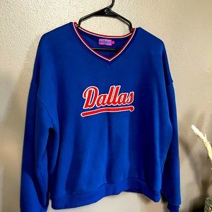 VINTAGE Dallas Embroidered Crewneck